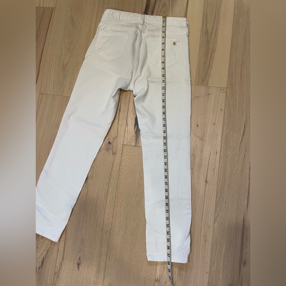 Kate Spade Perry Street Jeans Size 28 Play Hooky Slim Straight Leg White Denim - Picture 10 of 11